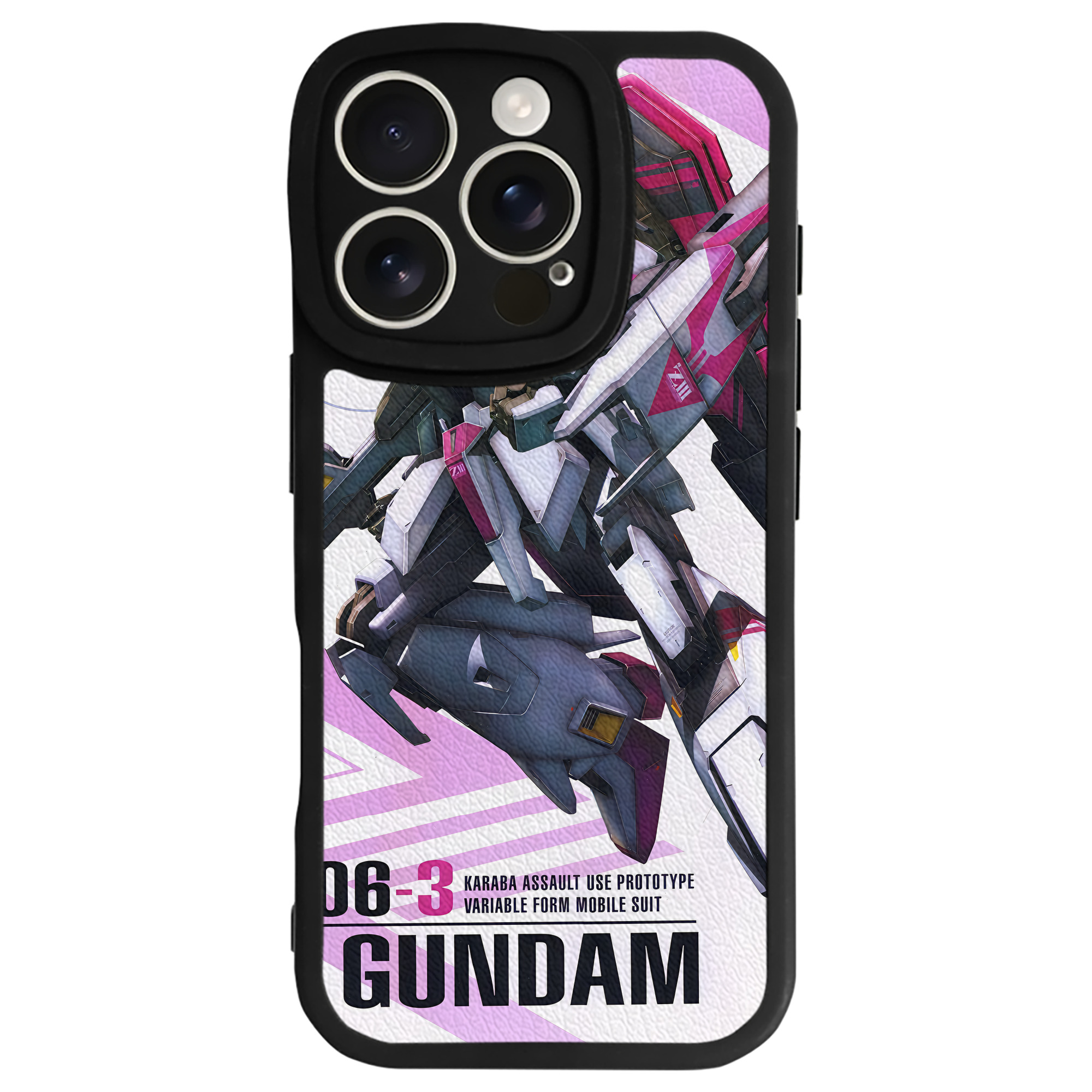 （画像用） 機動戦士ガンダム Mobile Suit Gundam 【iPhone 16シリーズ対応】シリコンスマホケース（レザー調） 材質：シリコン